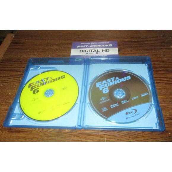 Fast and Furious 6 (Blu-ray Disc, 2013,-2-Disc Set, Canadian) Paul Walker - Picture 2 of 3